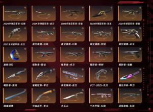 限定VCT爪刀⭐21冠军套+23冠军套+24冠军套⭐VCT标配⭐虚空遗器套+噬影者套⭐离子武器盖亚_无畏契约_WeGame_WeGame